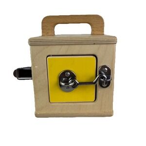 Lovevery The Lock Box Puzzle Montessori Wooden Toy